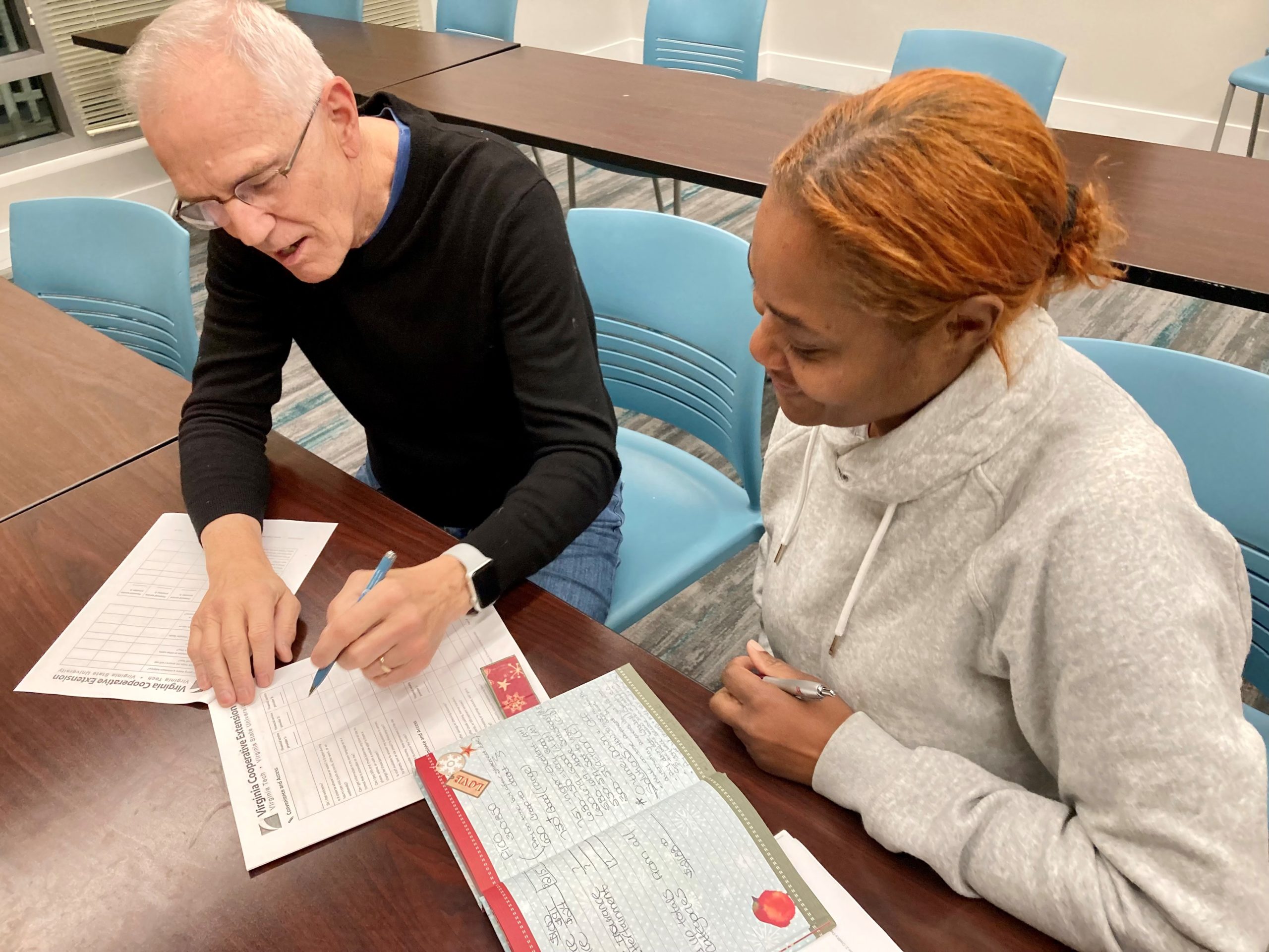 True Ground resident meets with financial professional