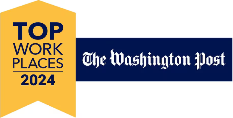 Top Workplaces 2024 logo by The Washington Post.